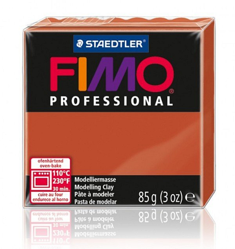 FIMO Professional balení 85g . Barva 74 TERAKOTOVÁ.