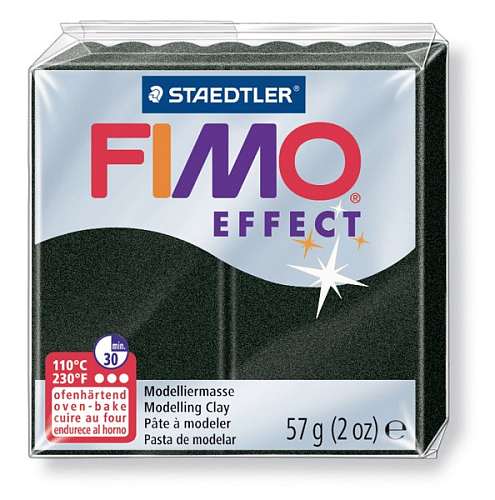 FIMO efekt č.907 černá perleťová 57g