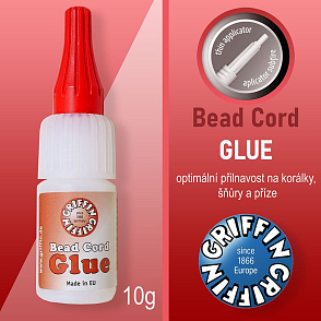 Lepidlo GRIFFIN. Speciální lepidlo na korálky, šňůry a příze. Balení 10g