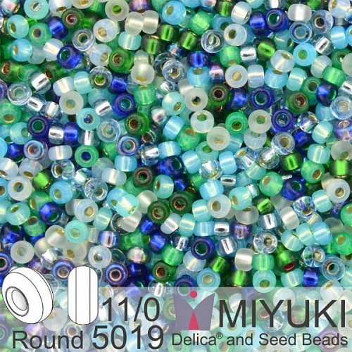 Korálky Miyuki Round 11/0. Barva Alakazam! Mix 5019. Balení 5g.