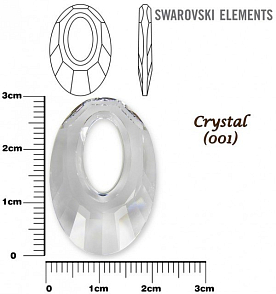 SWAROVSKI HELIOS Pendant barva CRYSTAL velikost 30mm.