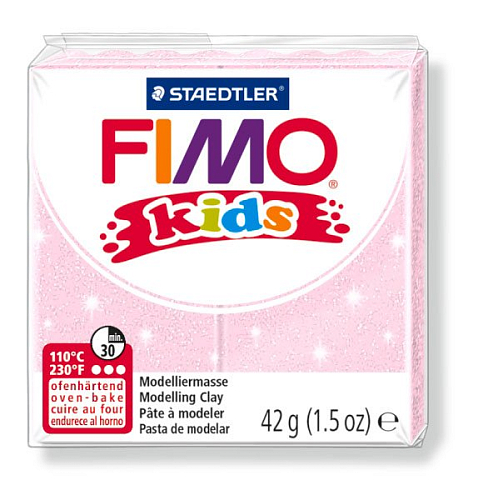 Modelovací hmota Fimo kids 42g PERLEŤOVÁ RŮŽOVÁ č.206