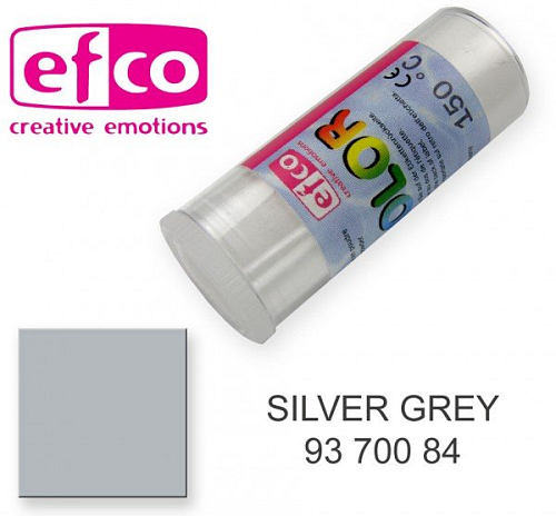 Smaltovací prášek EFCOLOR KRYCÍ. Barva SILVER GREY (stříbrno šedá) 93 700 84 Balení 10ml.