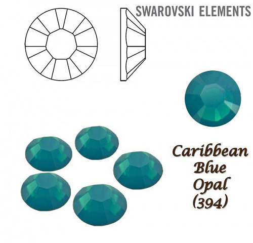 SWAROVSKI 2058 XILION FOILED velikost SS5 barva CARIBBEAN BLUE OPAL 