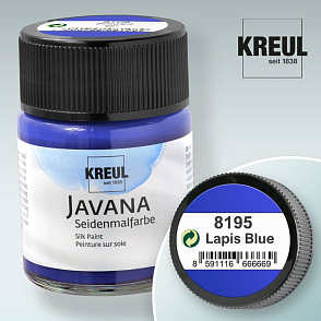 Barva na hedvábí JAVANA výrobce KREUL č.8195 Night Blue