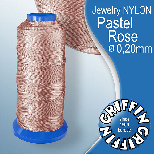 Jewelry NYLON GRIFFIN síla nitě 0,20mm Barva Pastel Rose