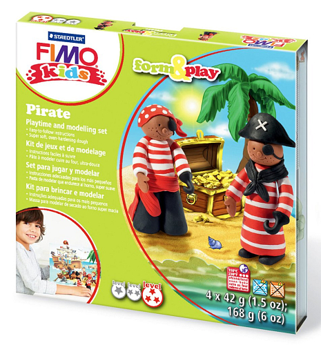 Sada Fimo kids Form & Play Piráti