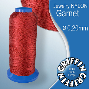 Jewelry NYLON GRIFFIN síla nitě 0,20mm Barva Garnet