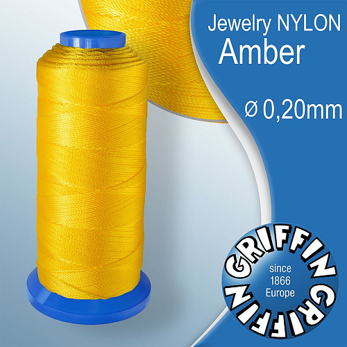 Jewelry NYLON GRIFFIN síla nitě 0,20mm Barva Amber