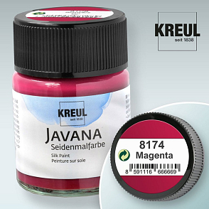 Barva na hedvábí JAVANA výrobce KREUL č.8174 Magenta
