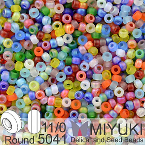 Korálky Miyuki Round 11/0. Barva Circus Mix 5041. Balení 5g.